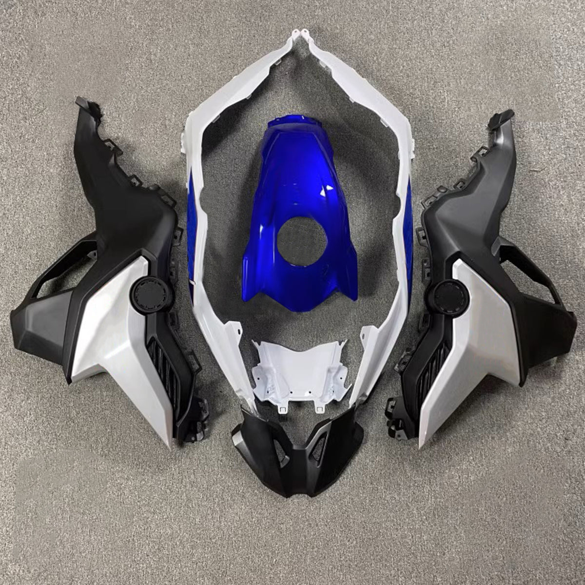 Amotopart 2018-2022 BMW F750GS F850GS Vit Blå Fairing Kit