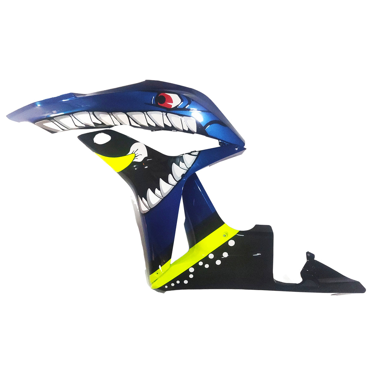 Amotopart 2007–2008 Honda CBR600RR F5 Blau Gelb Verkleidungsset
