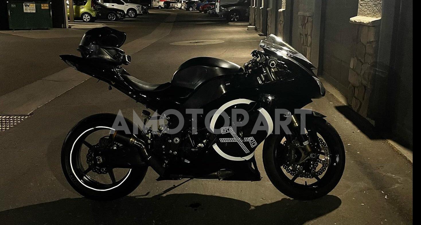 Amotopart Kawasaki ZX10R 2006-2007 Black Fairing Kit