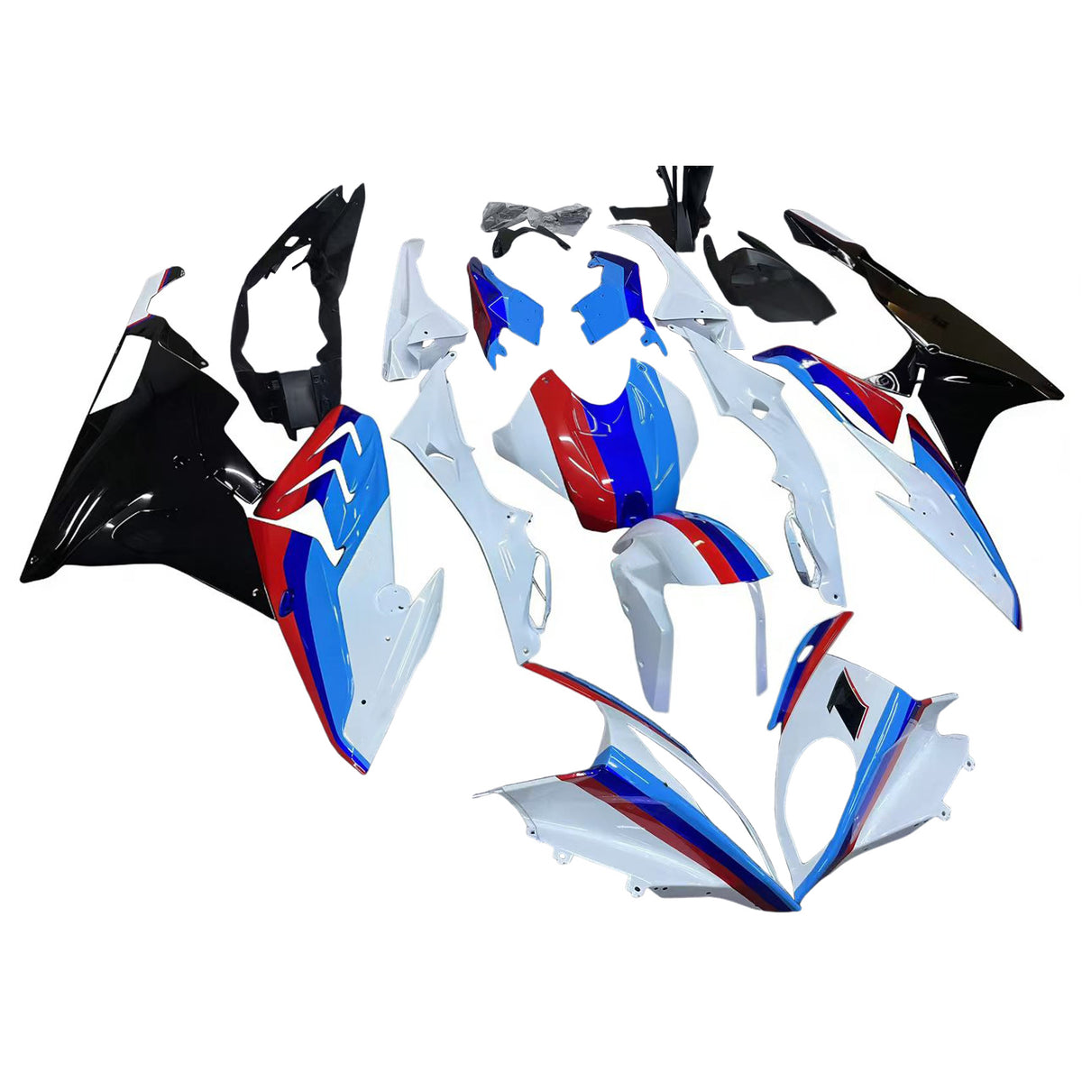 Amotopart 2015-2016 BMW S1000RR witblauwe kuipset