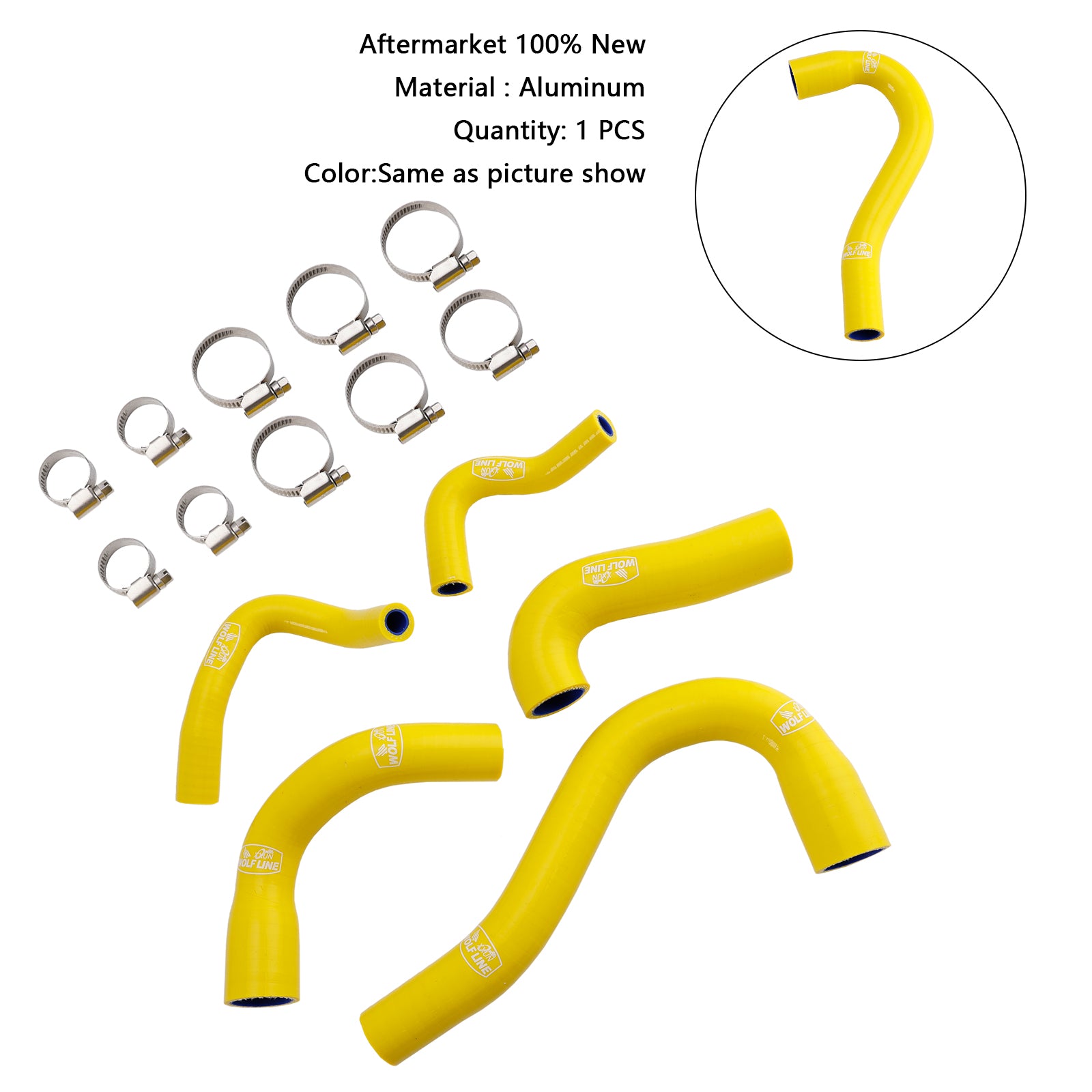 Alle jaren YAMAHA MT-09 XSR900 TRACER 9/GT SILICONEN RADIATOR KOELLANG SLAS