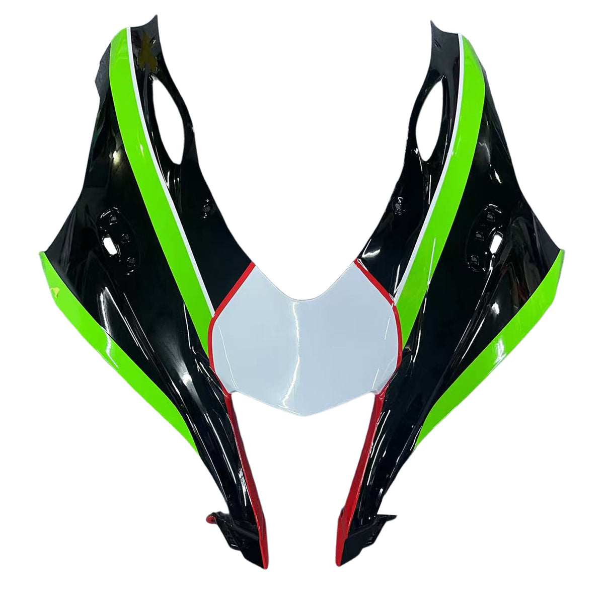 Zestaw owiewek Amotopart 2016-2020 Kawasaki ZX-10R biały zielony czarny