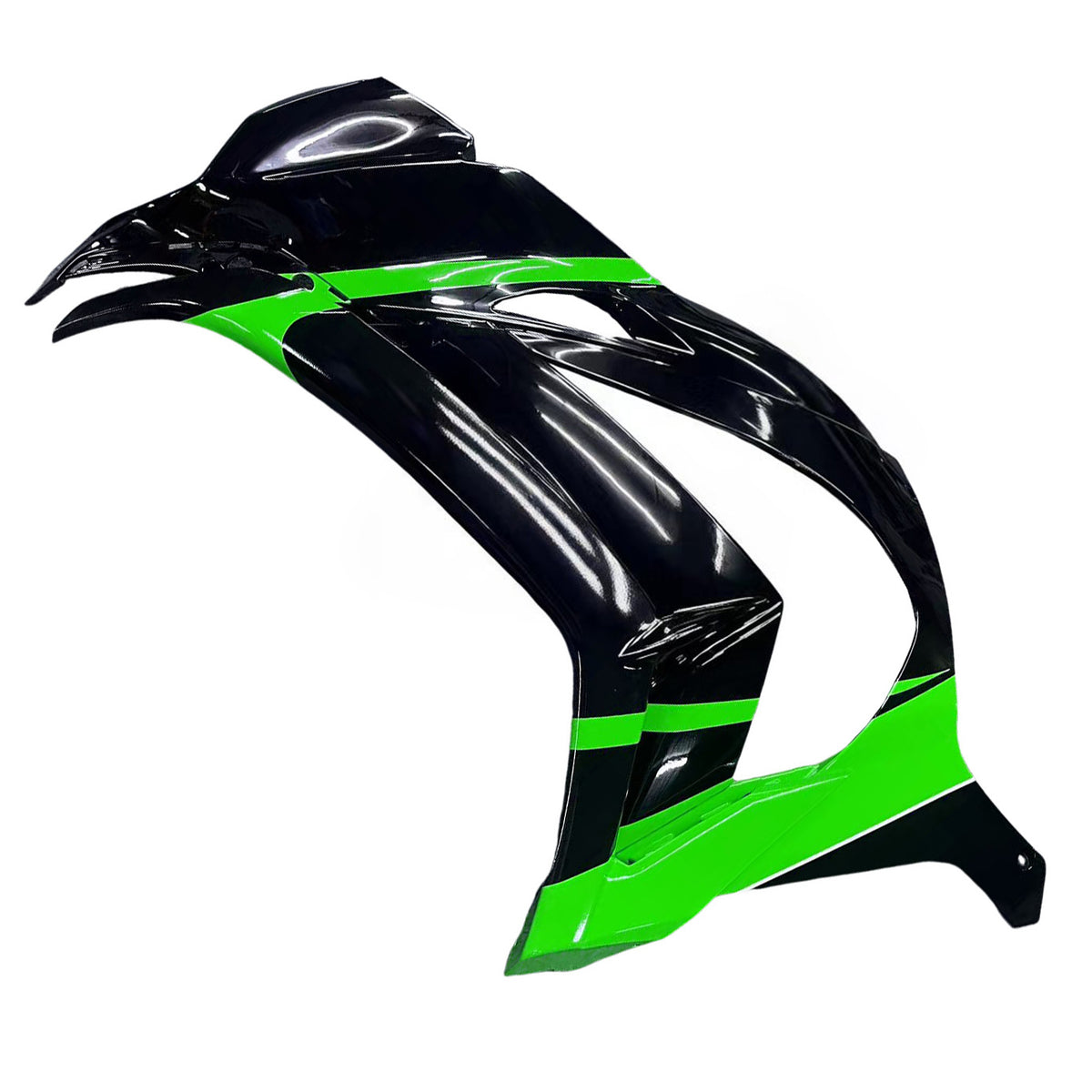 Zestaw owiewek Amotopart 2016-2020 Kawasaki ZX-10R biały zielony czarny