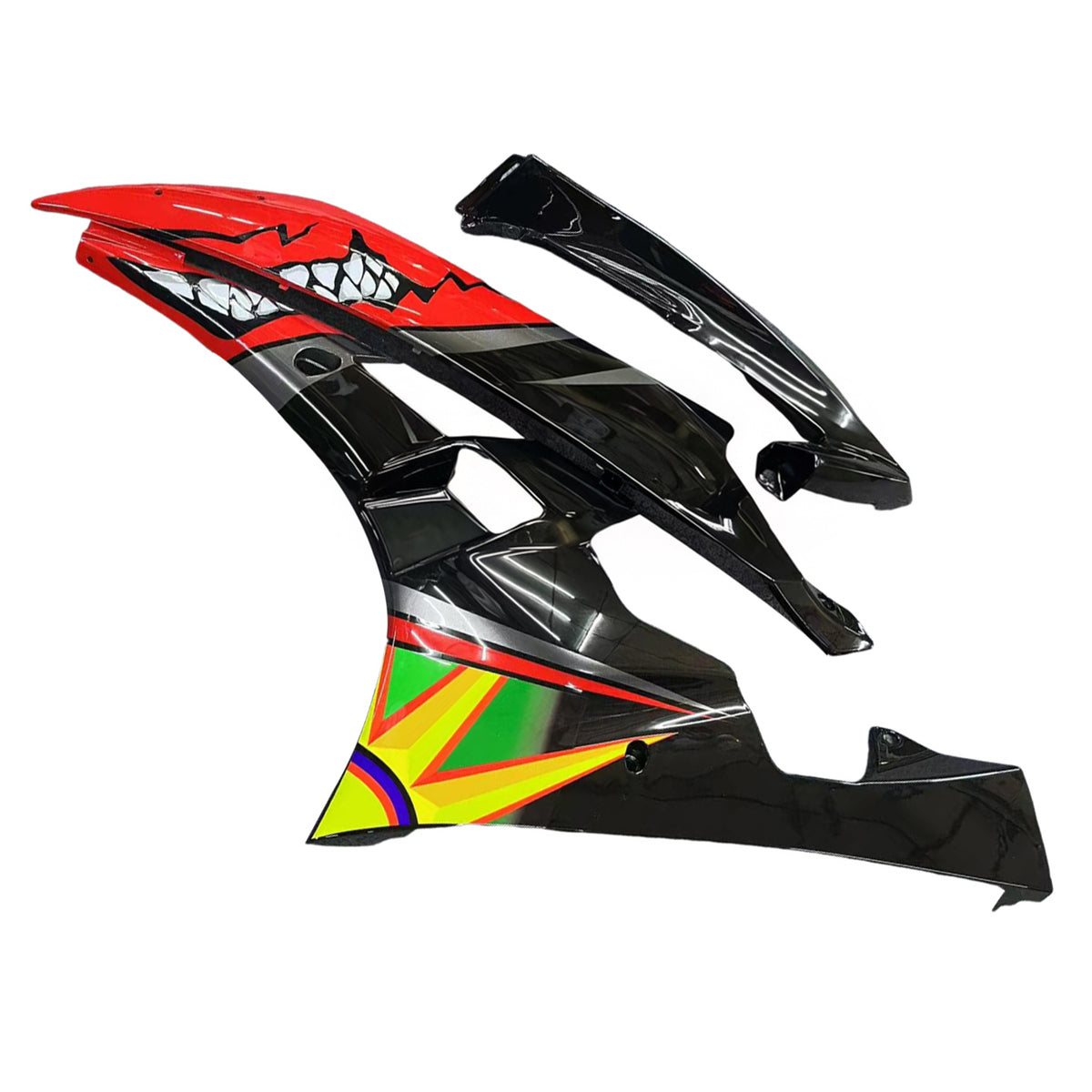 Amotopart 2006–2007 Yamaha YZF-R6 Schwarz Rot Grau Blau Verkleidungsset