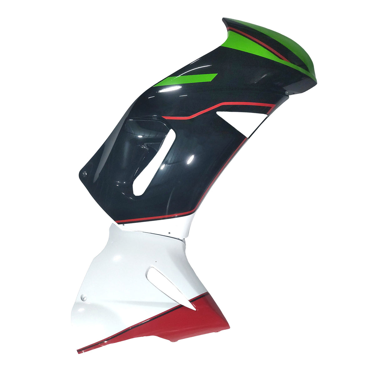 Amotopart 2006-2008 Kawasaki ER-6F Ninja 650 Black Green White Blue Fairing Kit