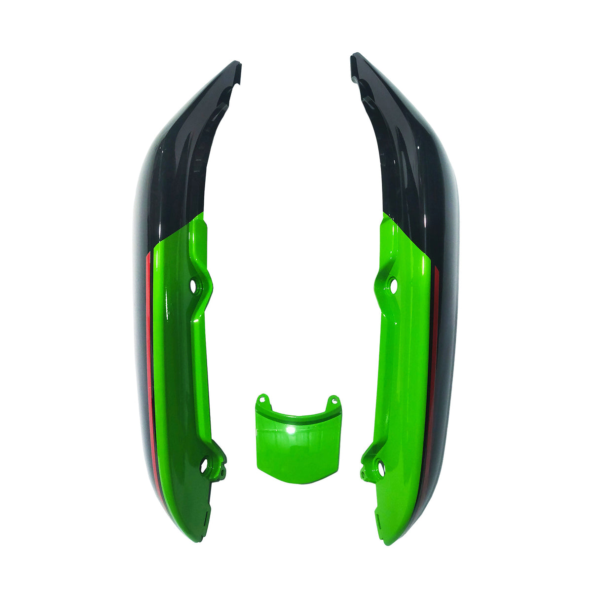 Amotopart 2006-2008 Kawasaki ER-6F Ninja 650 Black Green White Blue Fairing Kit
