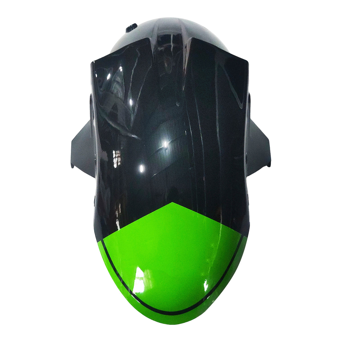 Amotopart 2007–2008 Kawasaki ZX-6R 636 Schwarz Grün Rot Weiß Verkleidungsset