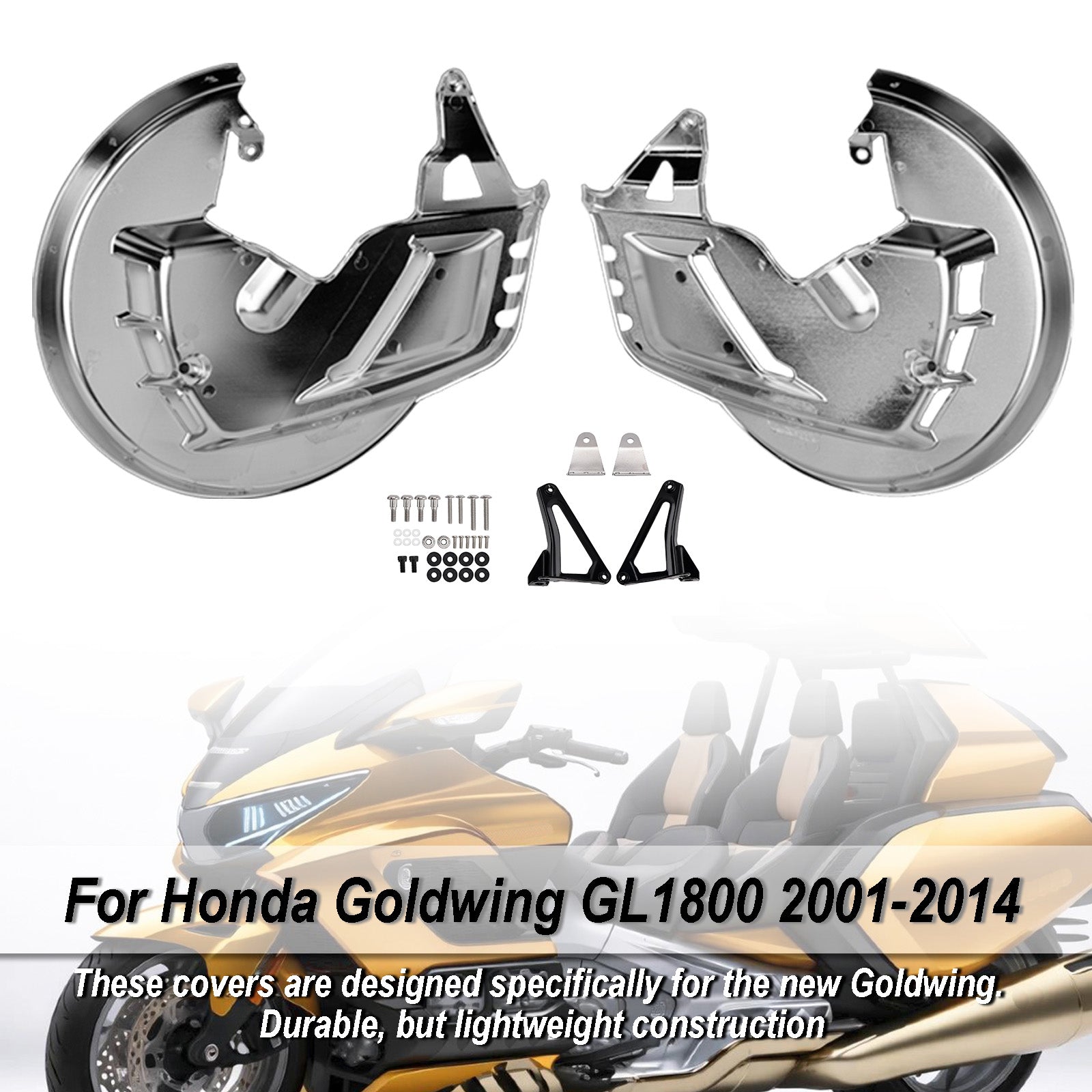Honda Goldwing GL1800 F6B 01-15 Front Brake Disc Rotor Covers