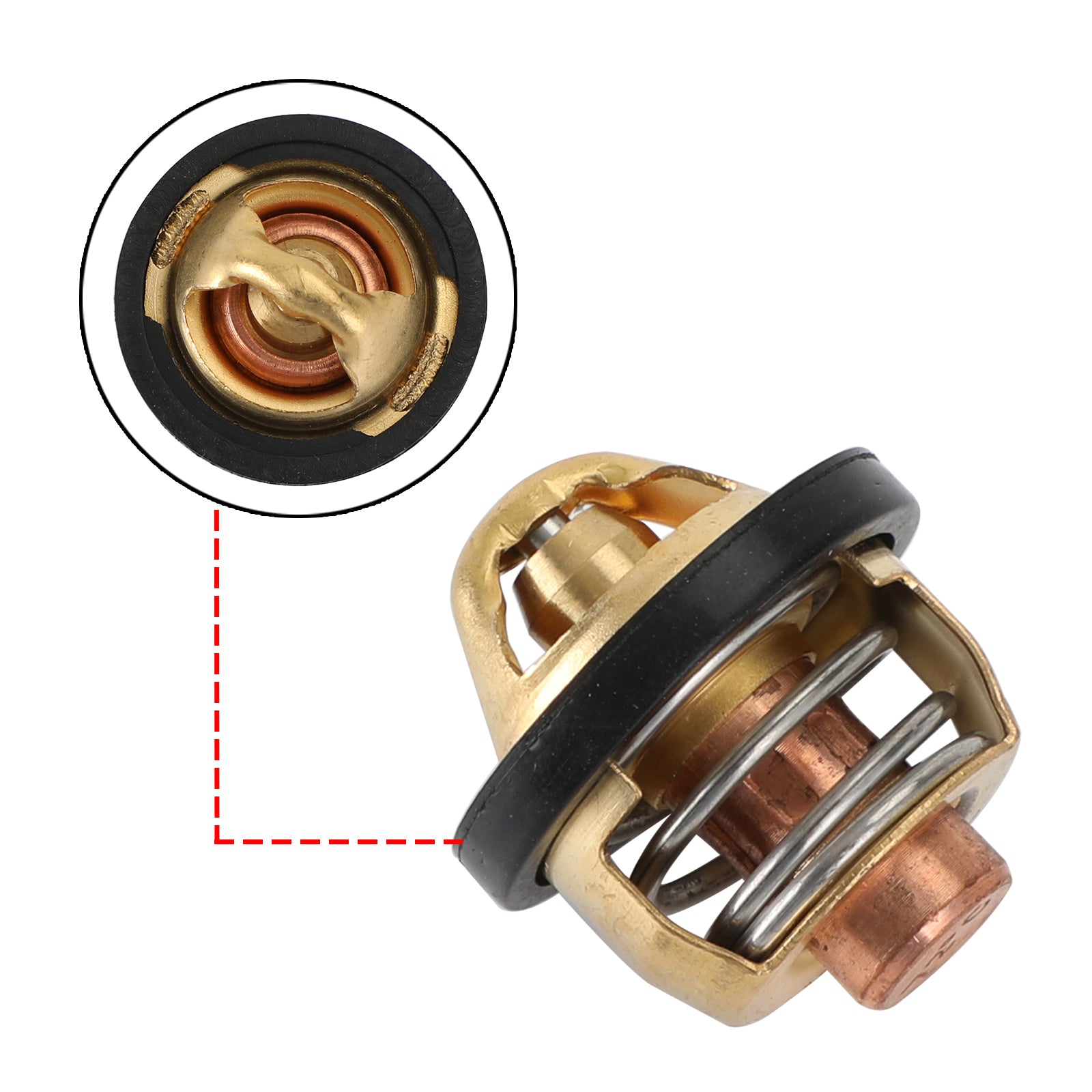 Engine Coolant Thermostat Steel For Atv Utv Cfmoto X5 X6 Z6 Rancher 0180-022810