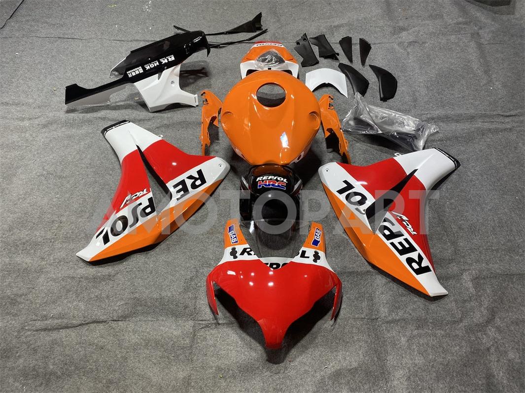 Amotopart Honda CBR1000RR 2008-2011 Red&Orange Repjol Fairing Kit