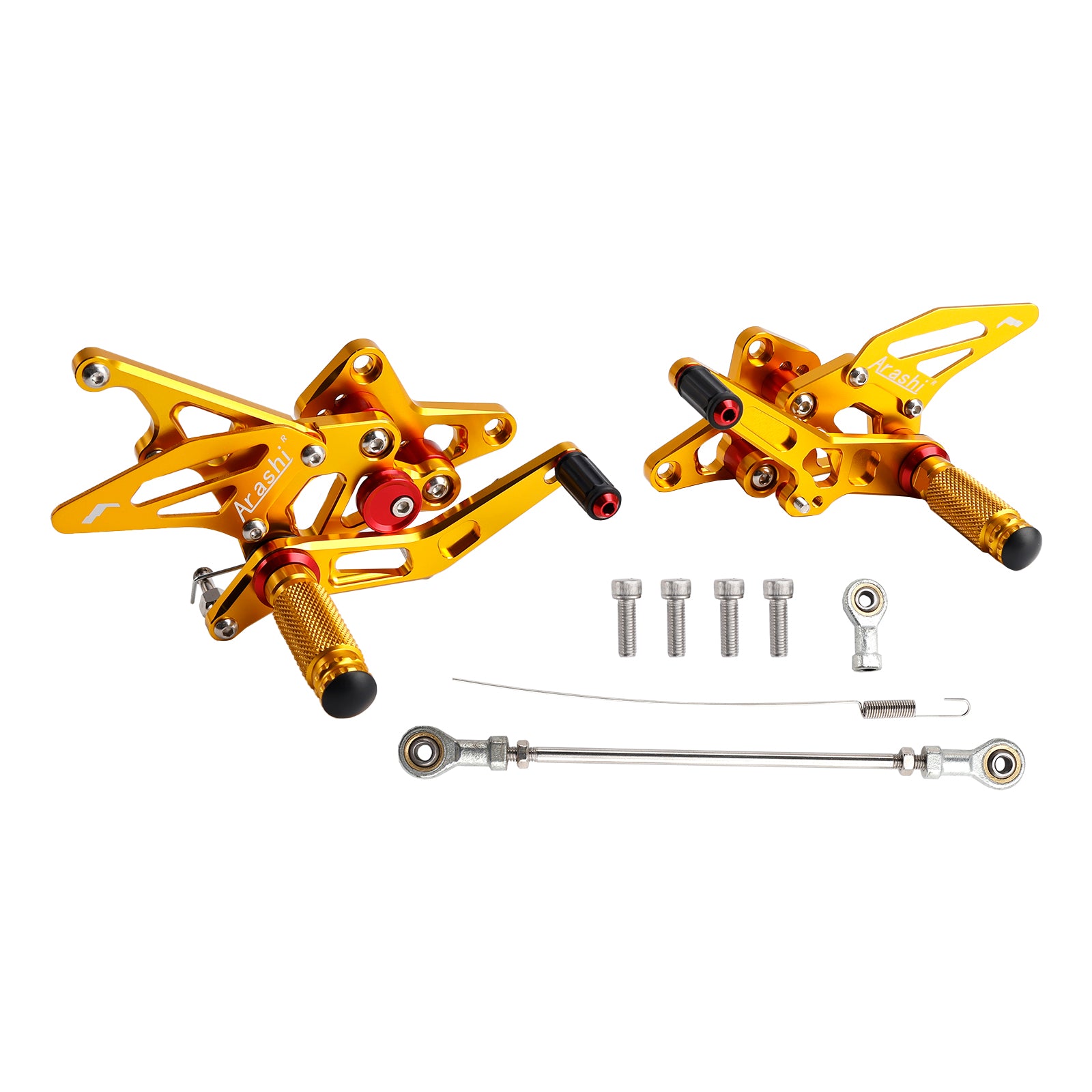 1999-2020 Suzuki Hayabusa GSX1300R CNC Gold Rearsets Footpegs Footrest