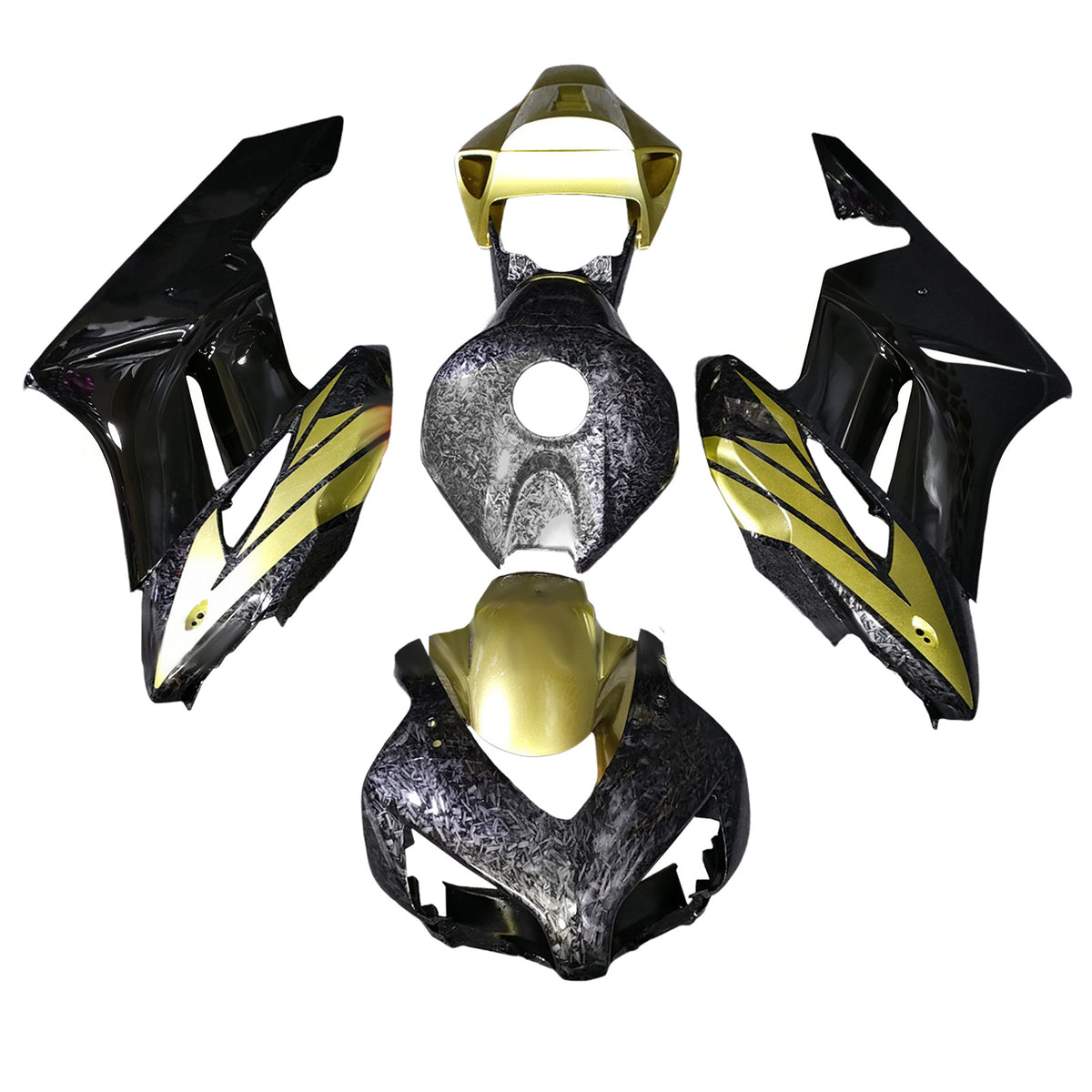 Amotopart 2004–2005 Honda CBR1000RR Verkleidungsset mit Karbonfasermuster