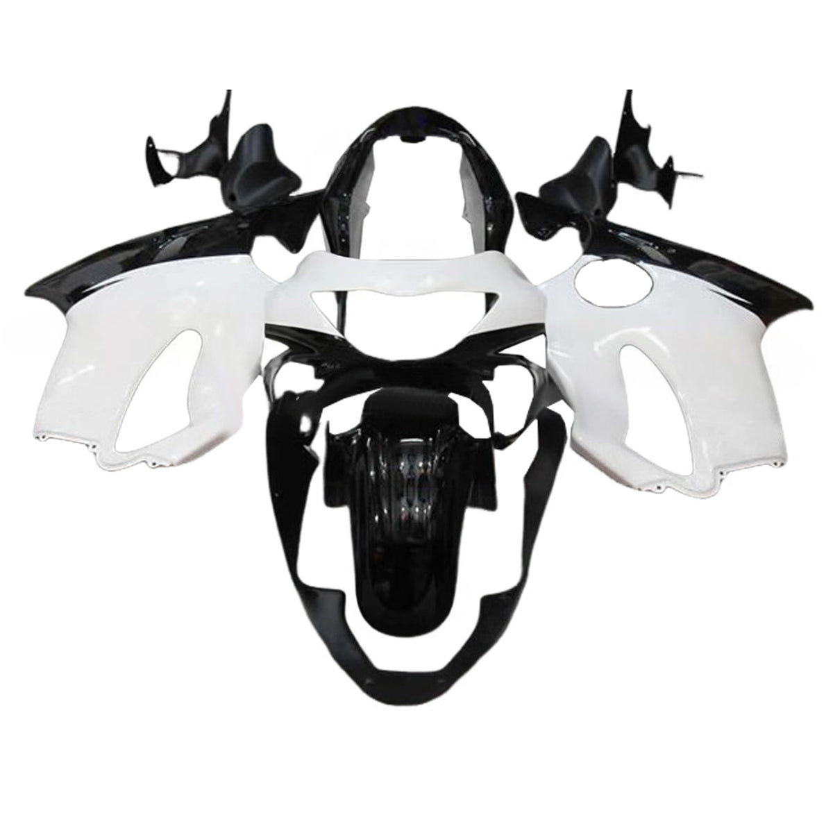 Amotopart 1999-2000 Honda CBR600 F4 White Black Fairing Kit