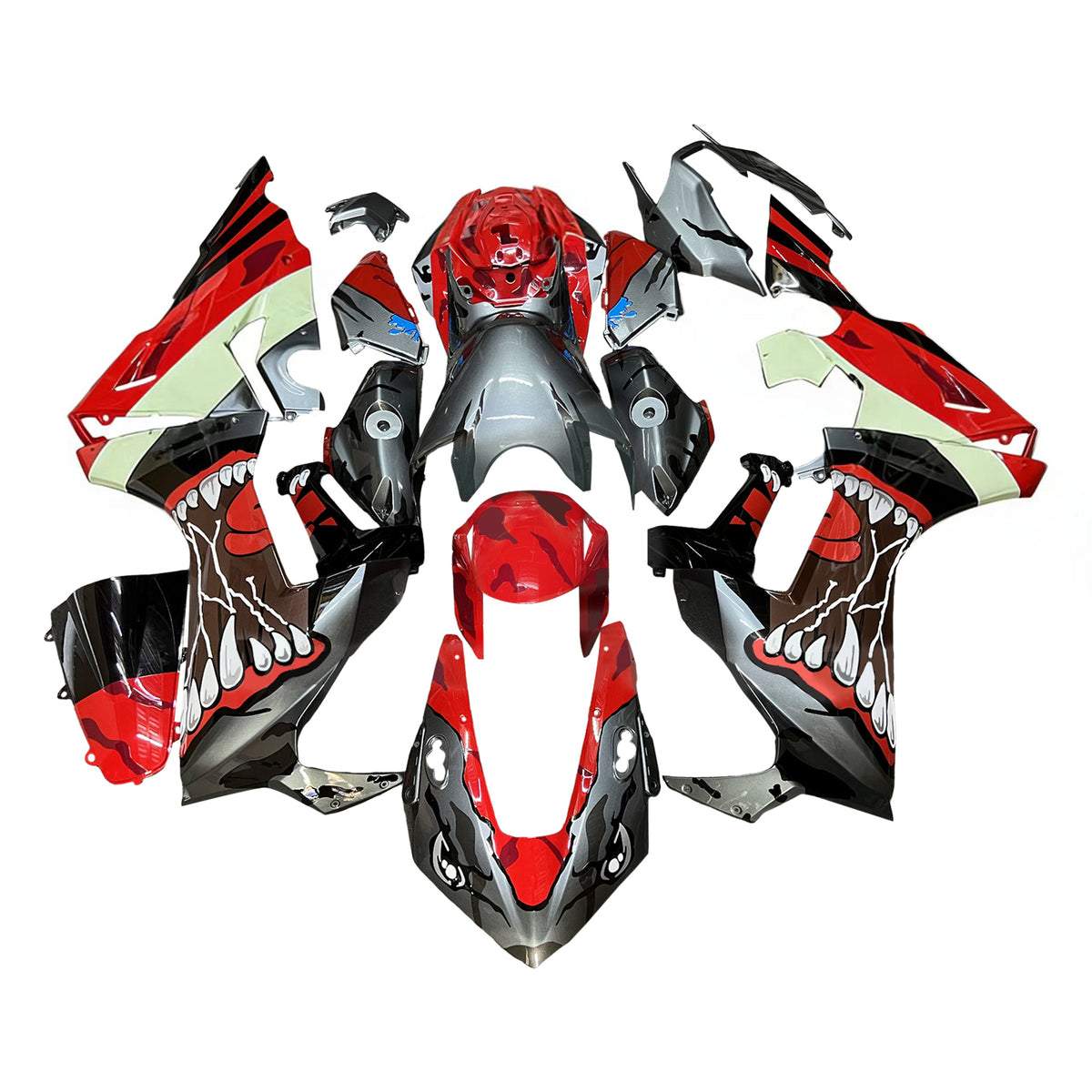 Amotopart 2017-2023 Honda CBR1000RR Red Black Fairing Kit