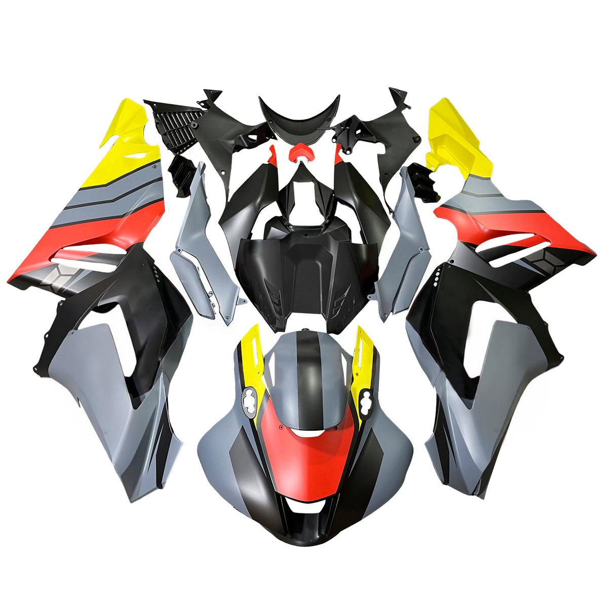 Amotopart 2020-2023 Honda CBR1000RR-R Gray White Black Red Fairing Kit