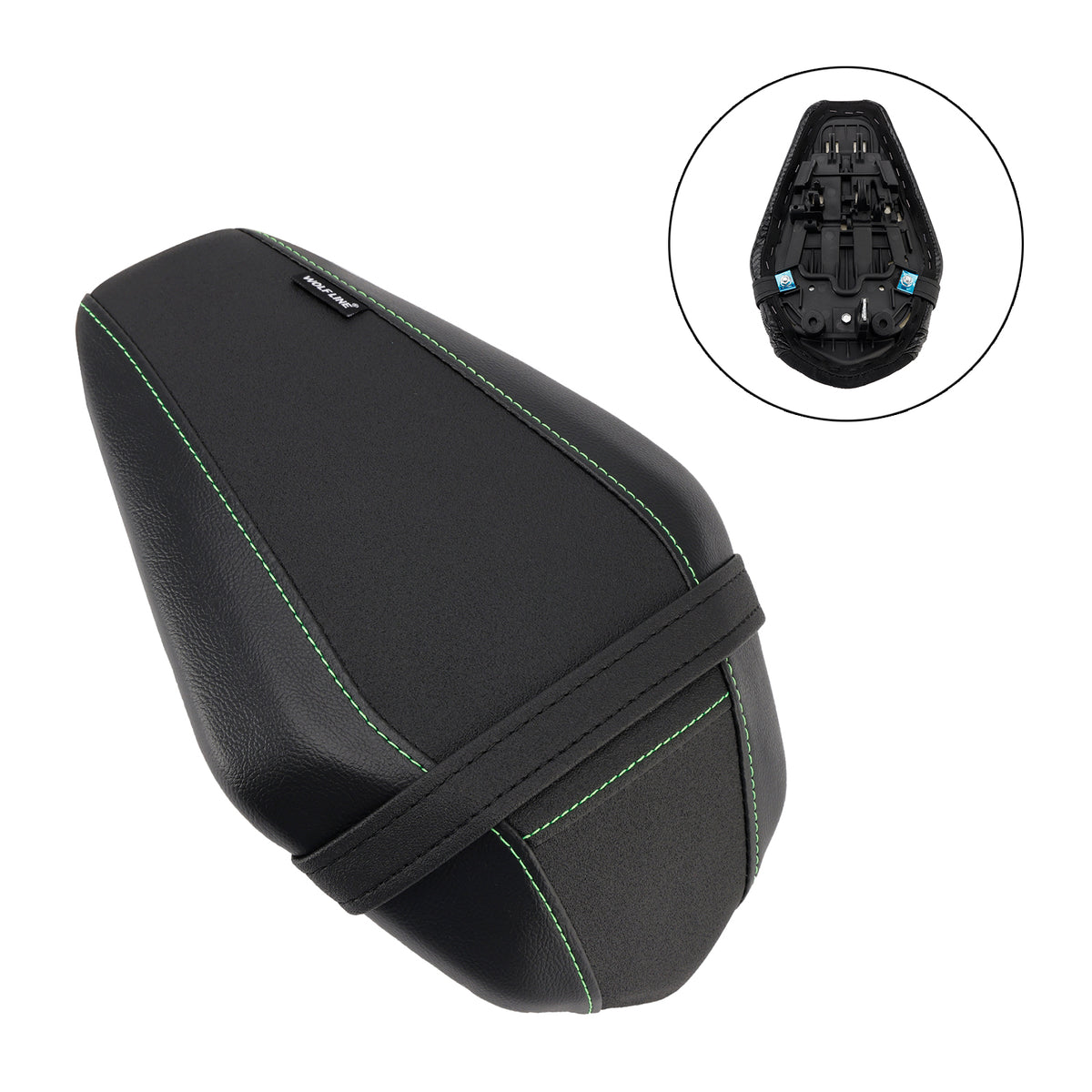 2019-2025 Blackb Kawasaki Ninja Zx-6R Rear Seat Passenger Cushion Flat