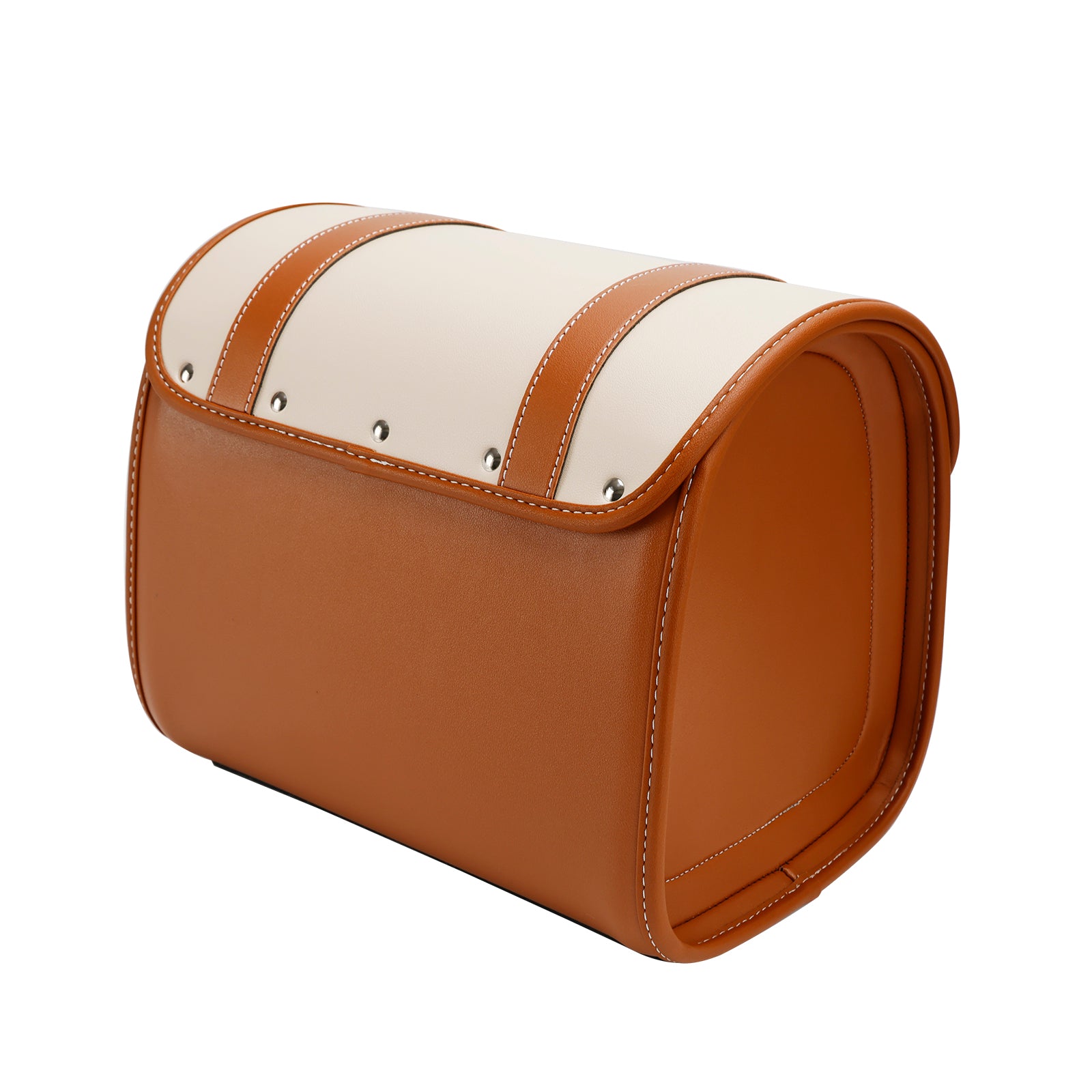 Saddlebag Side Storage Tail Bag Universal Color Matching PU til motorcykel