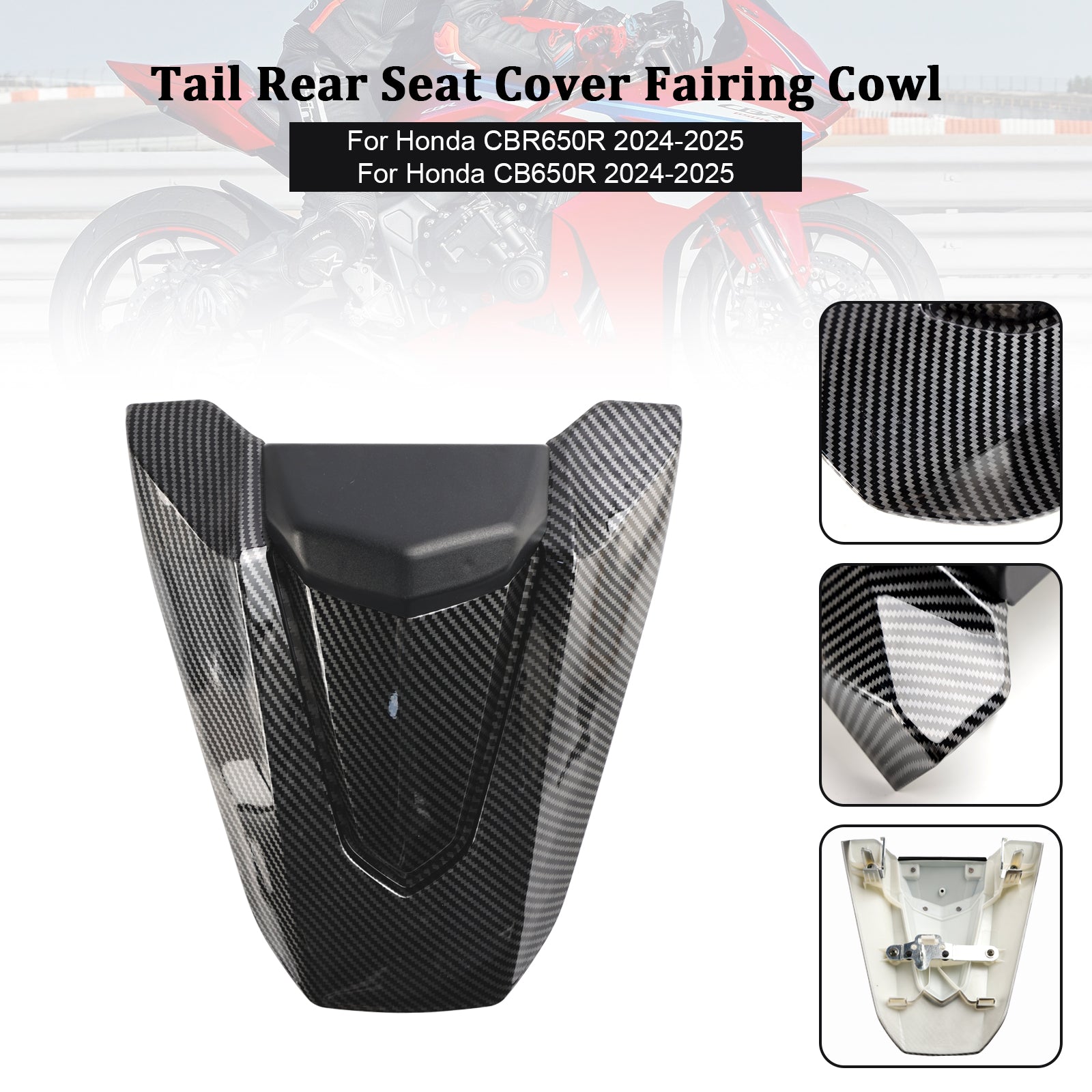 2024-2025 Honda CBR650R CB650R Rear Tail Seat Fairing Cover
