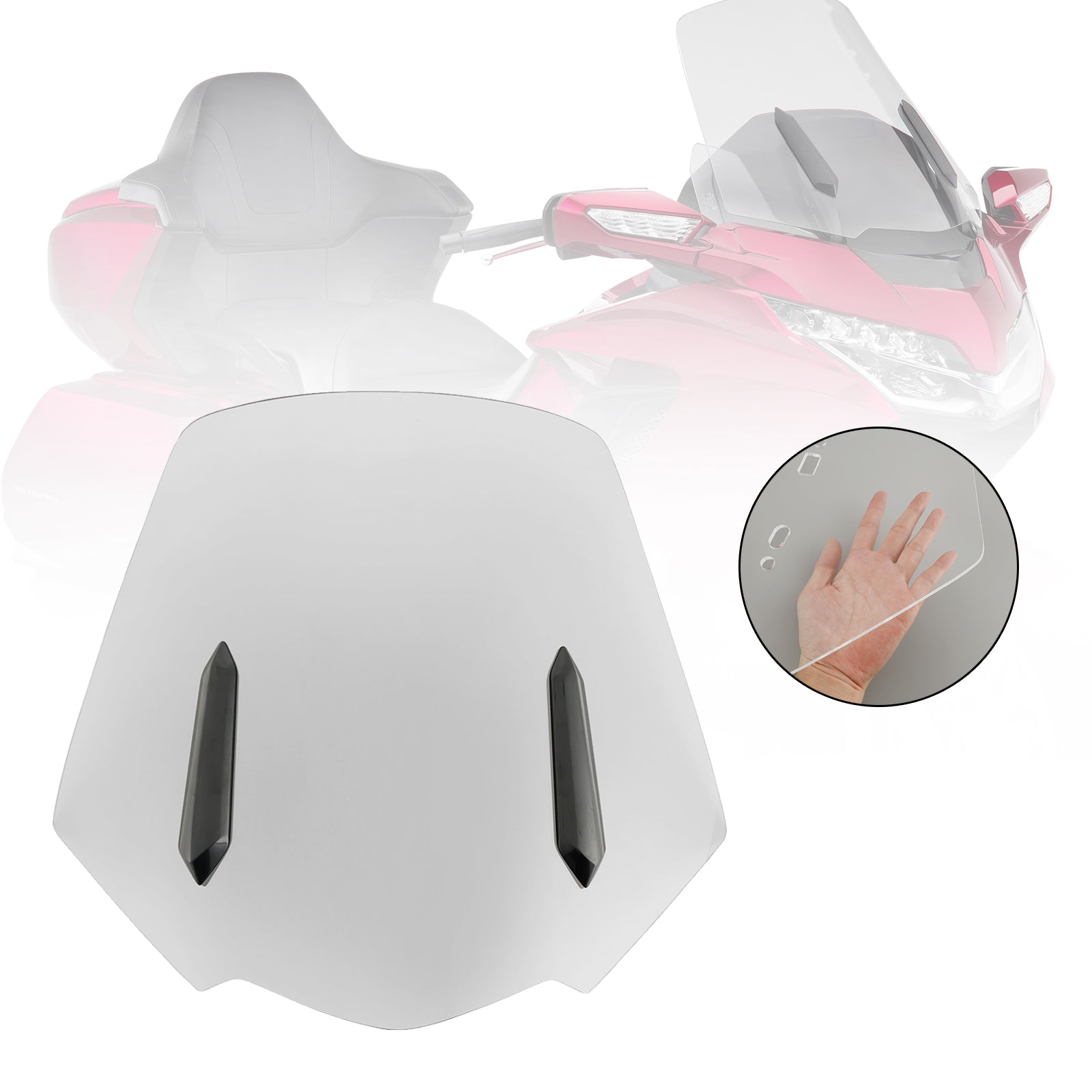 18-23 Honda Gold Wing GL1800 ABS čelní sklo