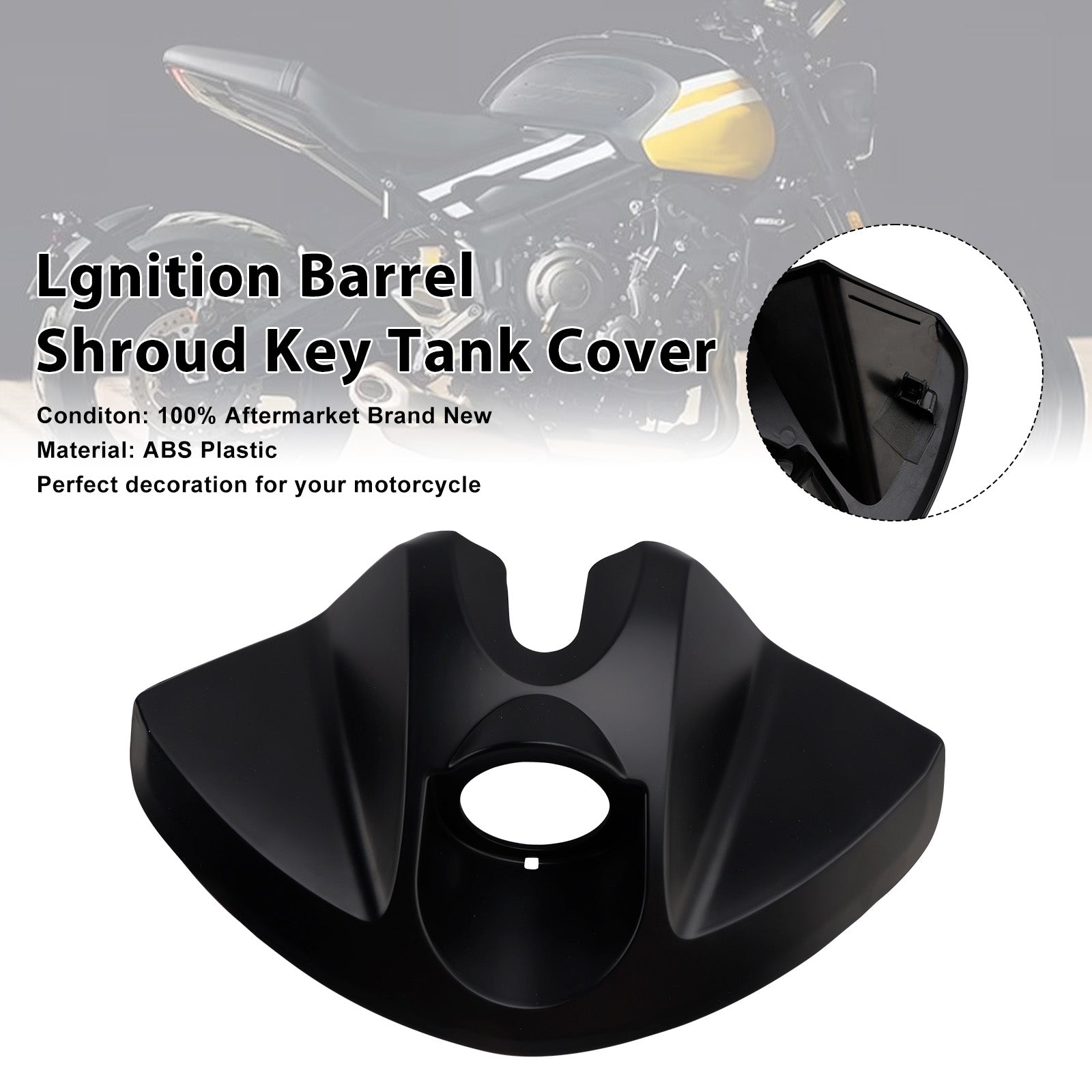 Trident 660 2022-2025 Lgnition Barrel Shroud Key Tank Cover