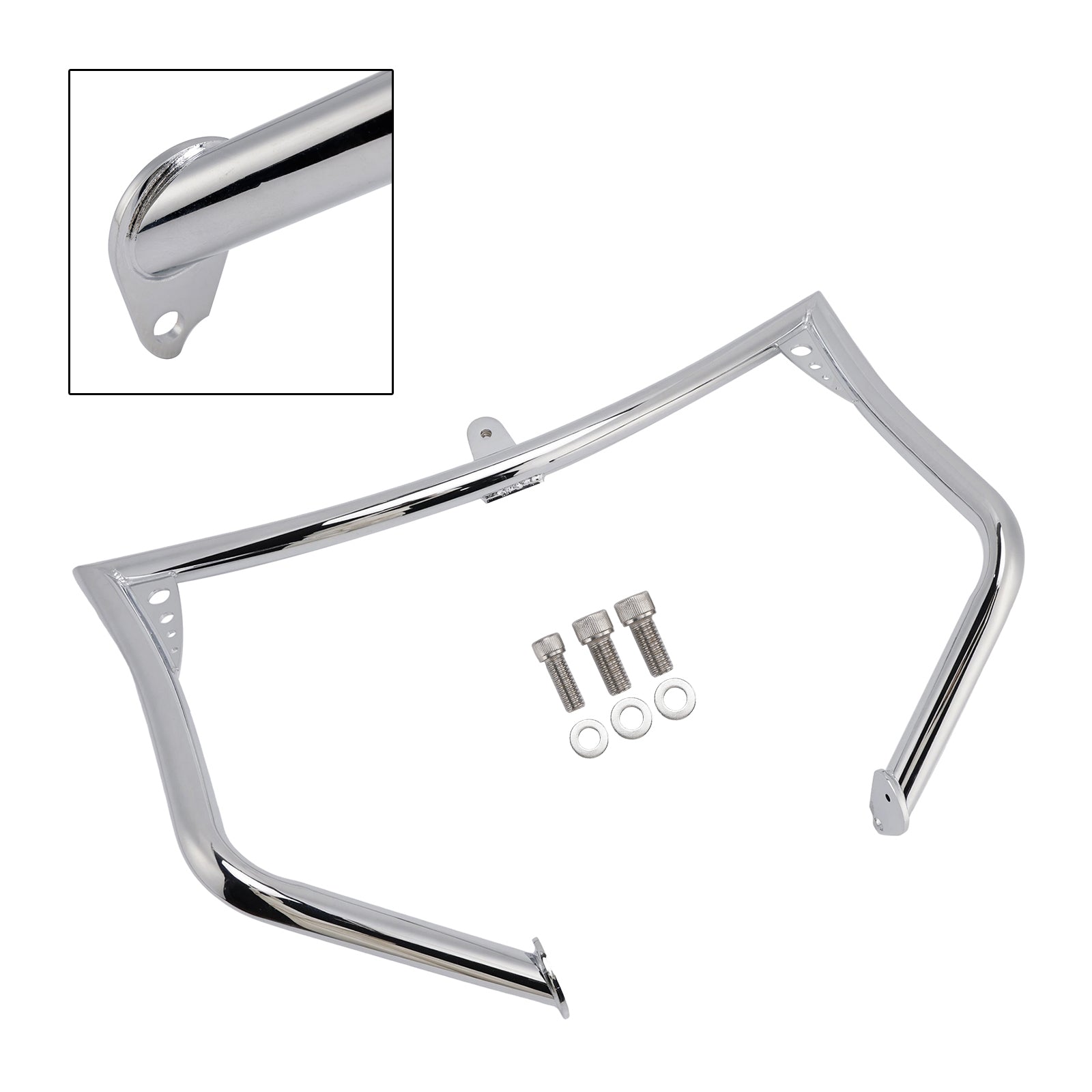 Touring Glide 1997-2008 Bumper Engine Protection Guard Crash Bar Chrome