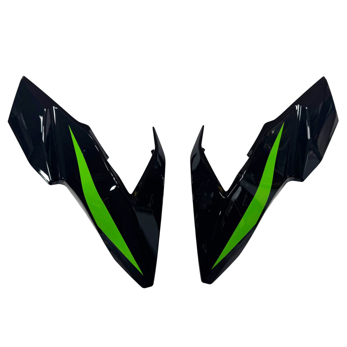 Amotopart 2017-2019 Kawasaki Z650 Black Green Fairing Kit