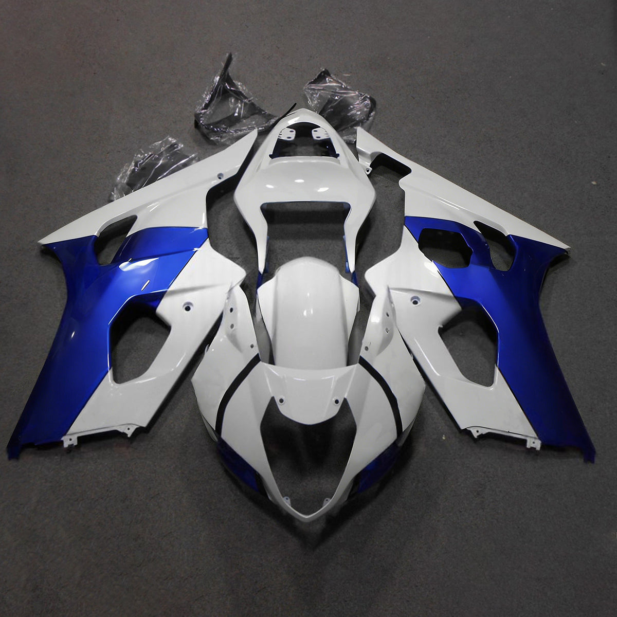 Amotopart 2000-2002 Suzuki GSX-R1000 K1 K2 Black Gray Fairing Kit