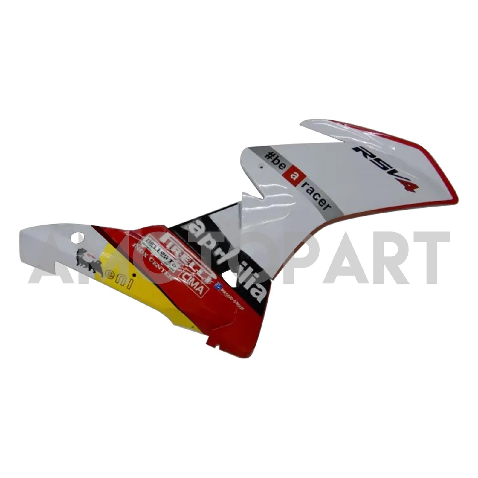 Amotopart 2009-2015 RSV4 1000 Aprilia White&Red Style4 Fairing Kit