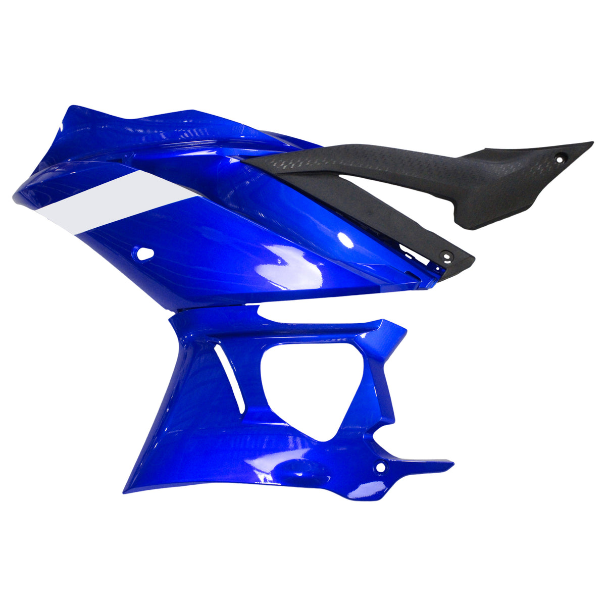 Amotopart 2022–2024 Yamaha YZF-R3 R25 Blau Weiß Grau Verkleidungsset