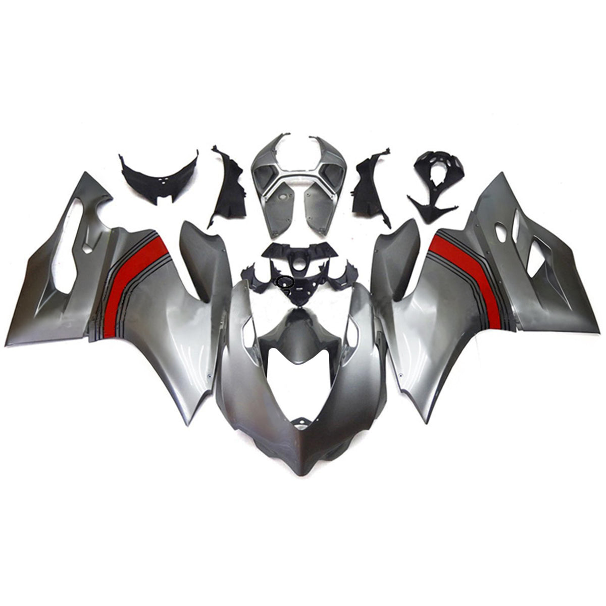 Amotopart 2012-2015 Ducati 899 グレー フェアリングキット