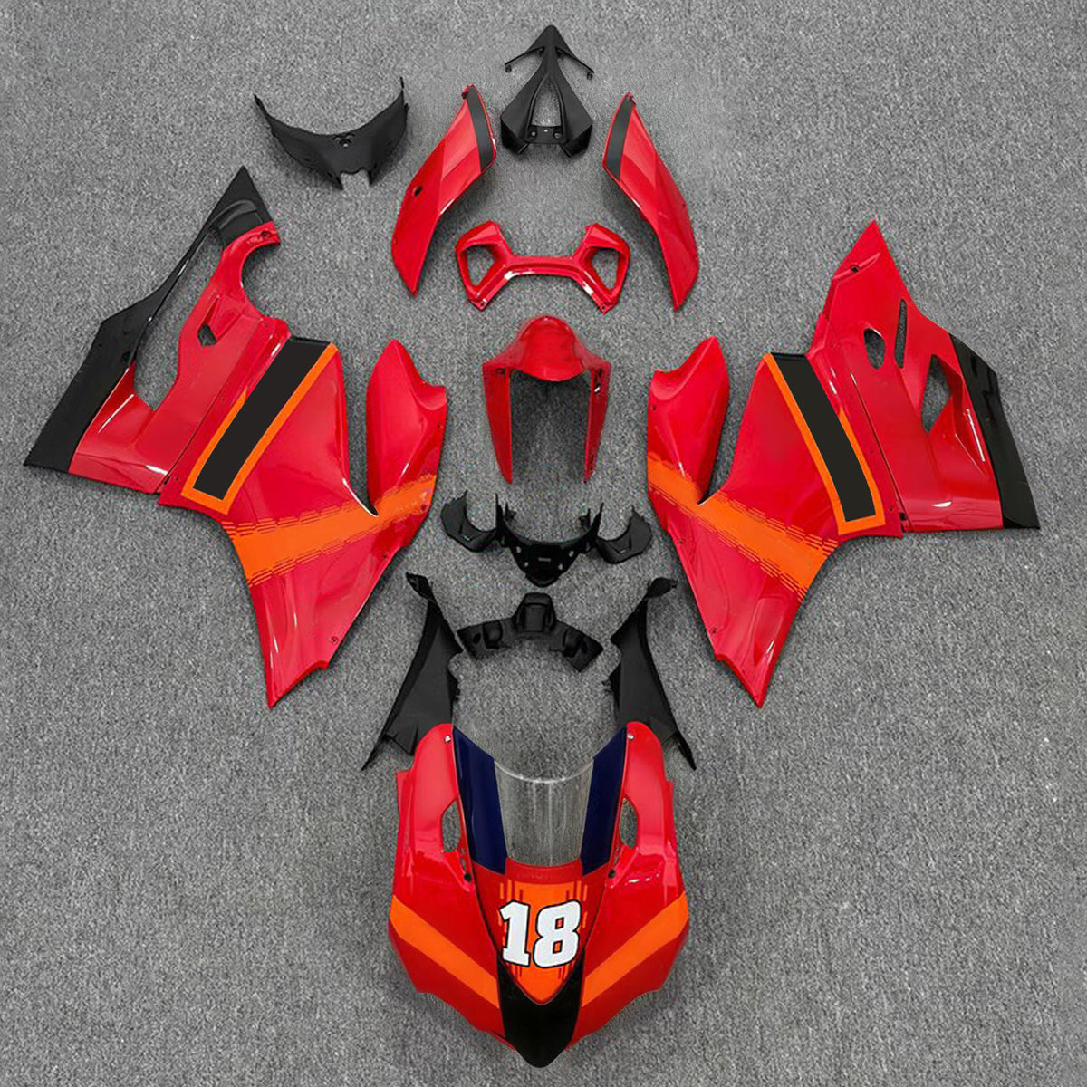 Amotopart 2012-2015 Ducati 899 rode kuipset