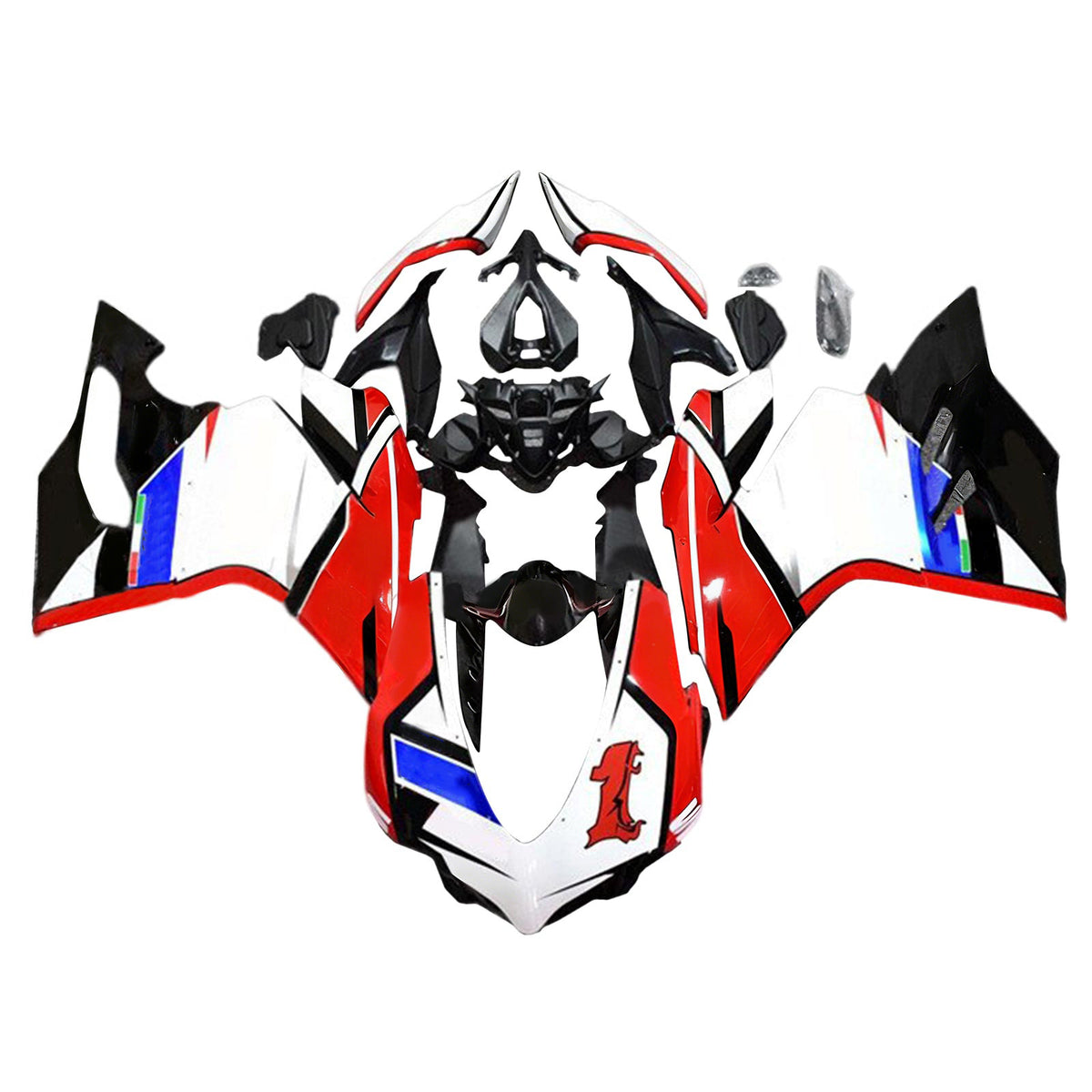 Amotopart 2015-2020 Ducati 959 Red White Fairing Kit