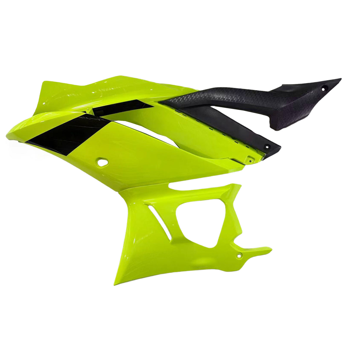 Amotopart 2022-2024 Yamaha YZF-R3 R25 zwart wit geel kuipset