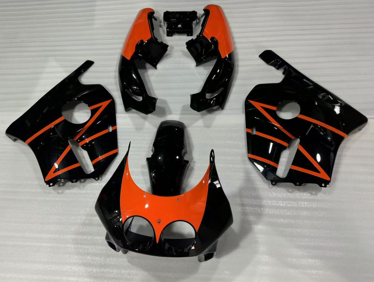 Amotopart 1990-1998 Honda CBR250RR MC22 Black Orange Fairing Kit