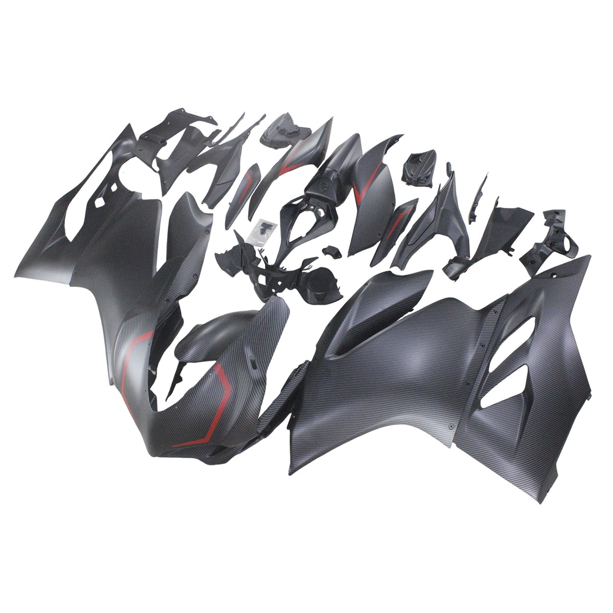 Kit de carenagem com padrão de fibra de carbono Amotopart 2015-2020 Ducati 959