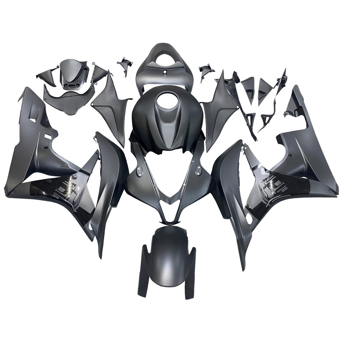 Amotopart 2007-2008 Honda CBR600RR Black Fairing Kit