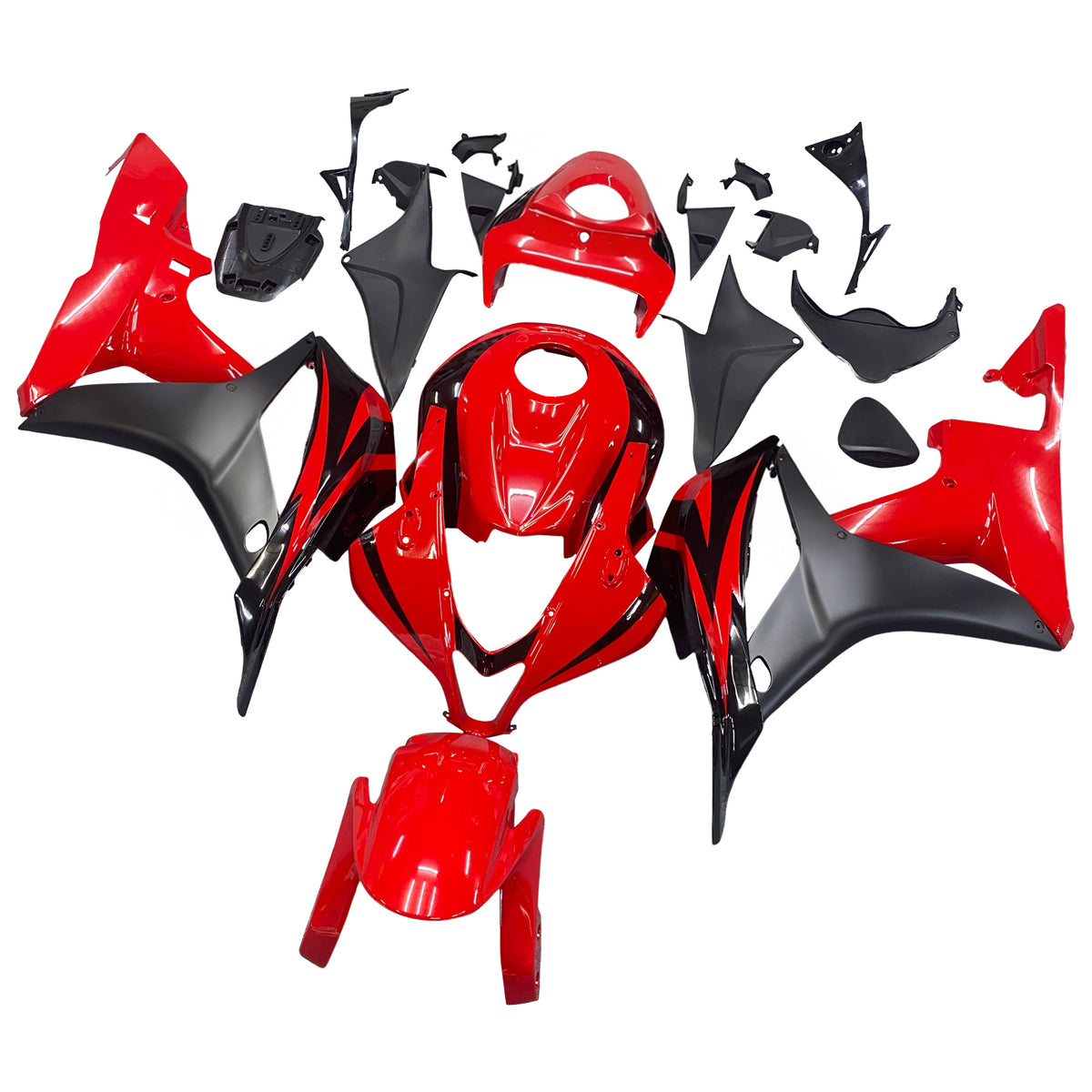 Amotopart 2007-2008 Honda CBR600RR Red Fairing Kit