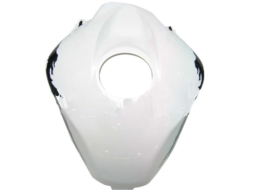 Amotopart 2009-2012 Honda CBR600RR Black White Fairing Kit