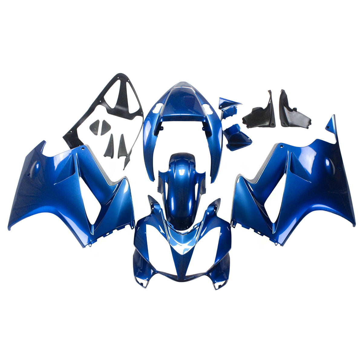Amotopart 2002-2012 Honda VFR800 Blue Fairing Kit