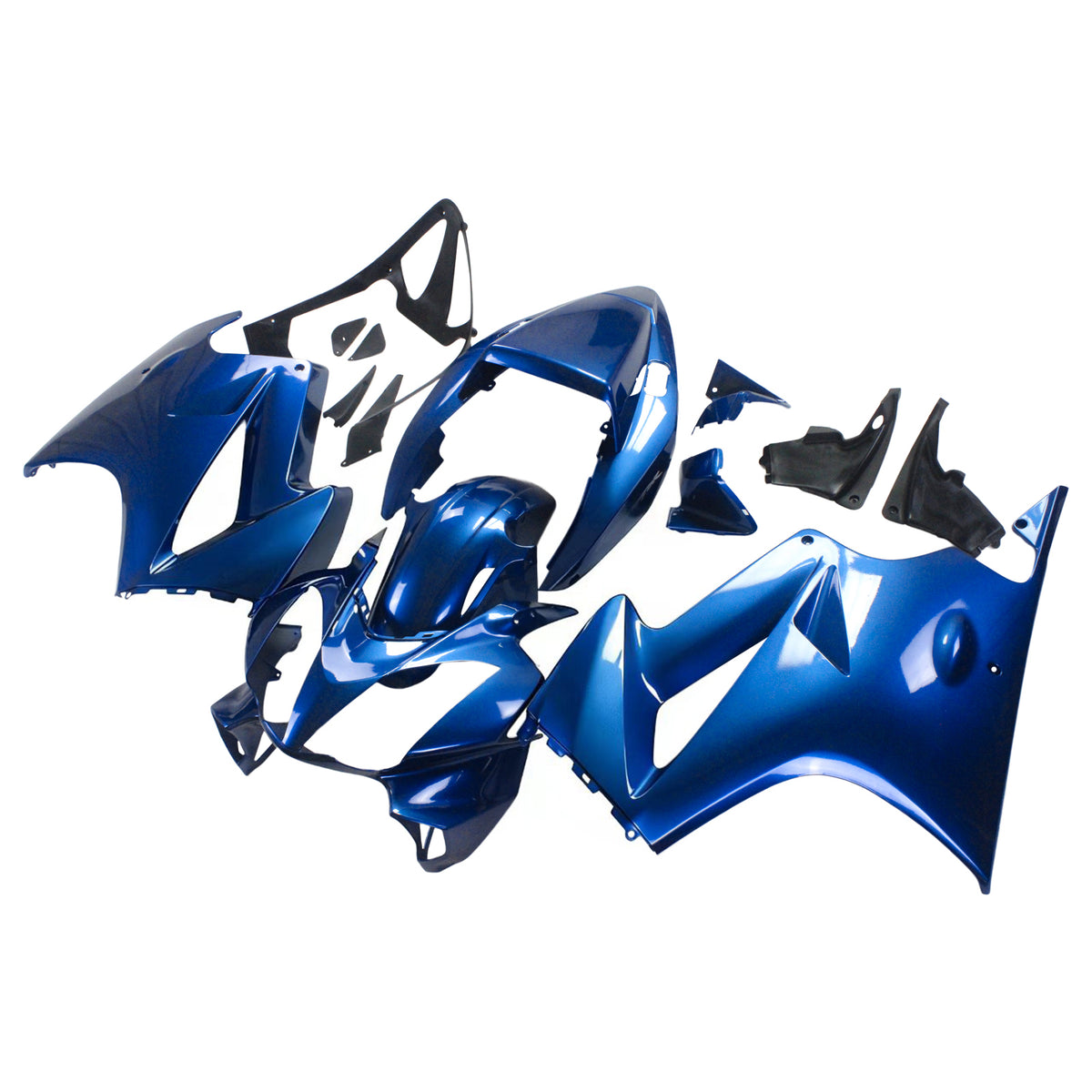 Amotopart 2002–2012 Honda VFR800 Blaues Verkleidungsset