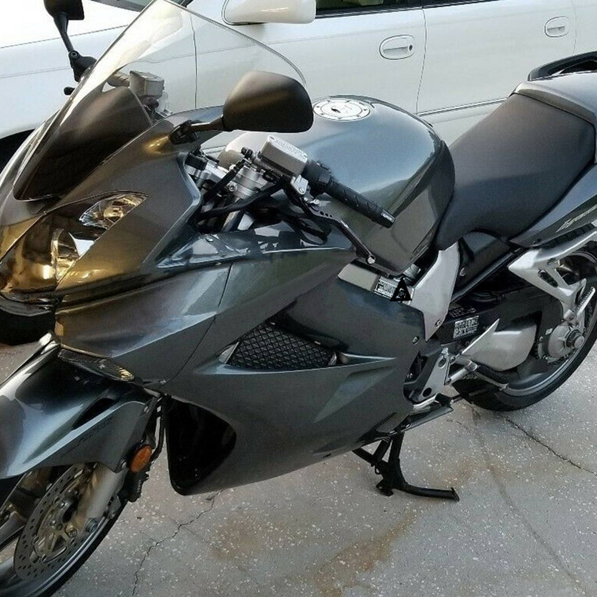 Kit de carenagem prata Amotopart 2002-2012 Honda VFR800