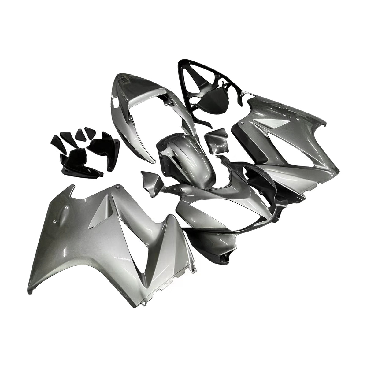 Kit de carenagem prata Amotopart 2002-2012 Honda VFR800