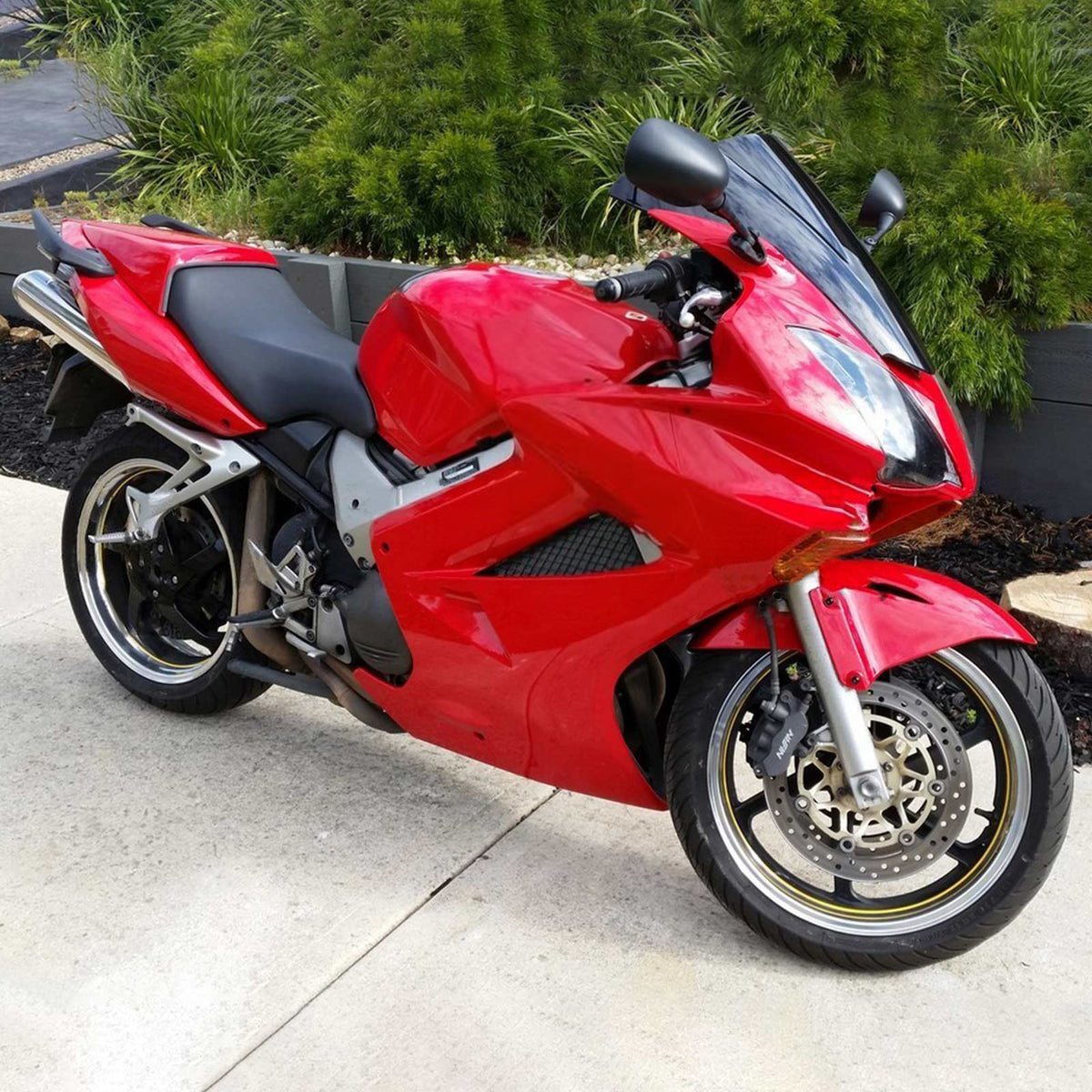 Amotopart 2002-2012 Honda VFR800 Red Fairing Kit