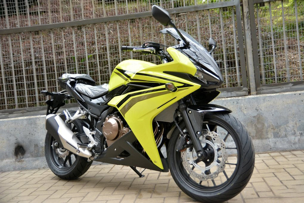 Amotopart 2016-2018 Honda CBR500R Yellow Fairing Kit
