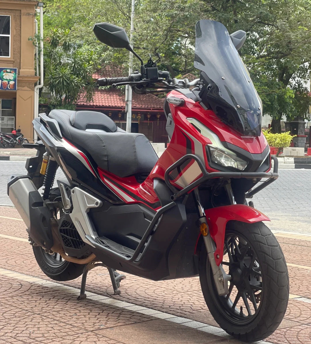 Amotopart 2018–2021 Honda ADV150 Grau Rot Schwarz Gelb Verkleidungsset