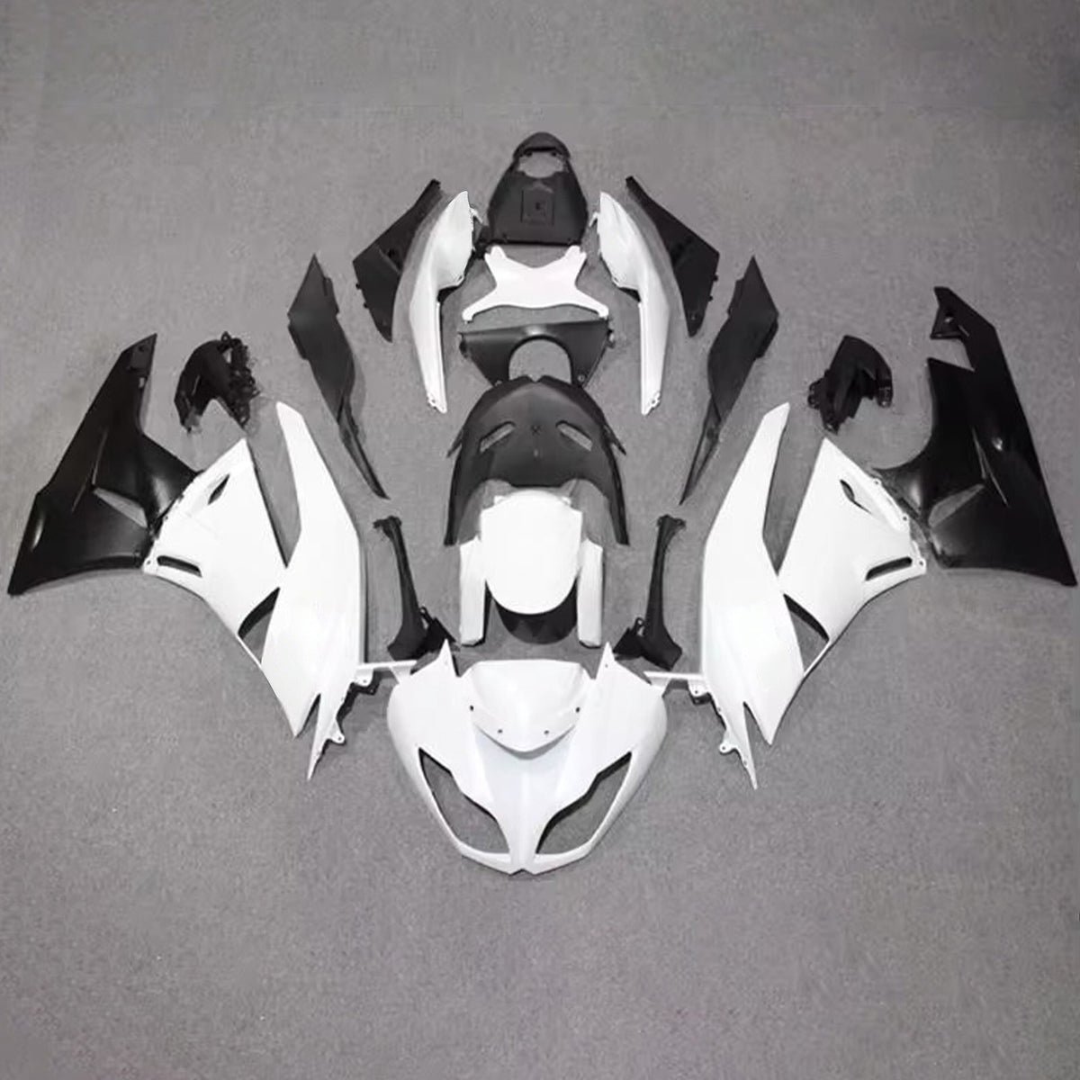 Amotopart 2009-2012 Kawasaki ZX-6R 636 Gold Black Gray Fairing Kit