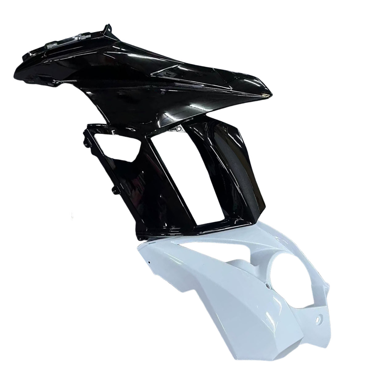 Amotopart 2010-2015 Kawasaki Z1000SX Black White Fairing Kit