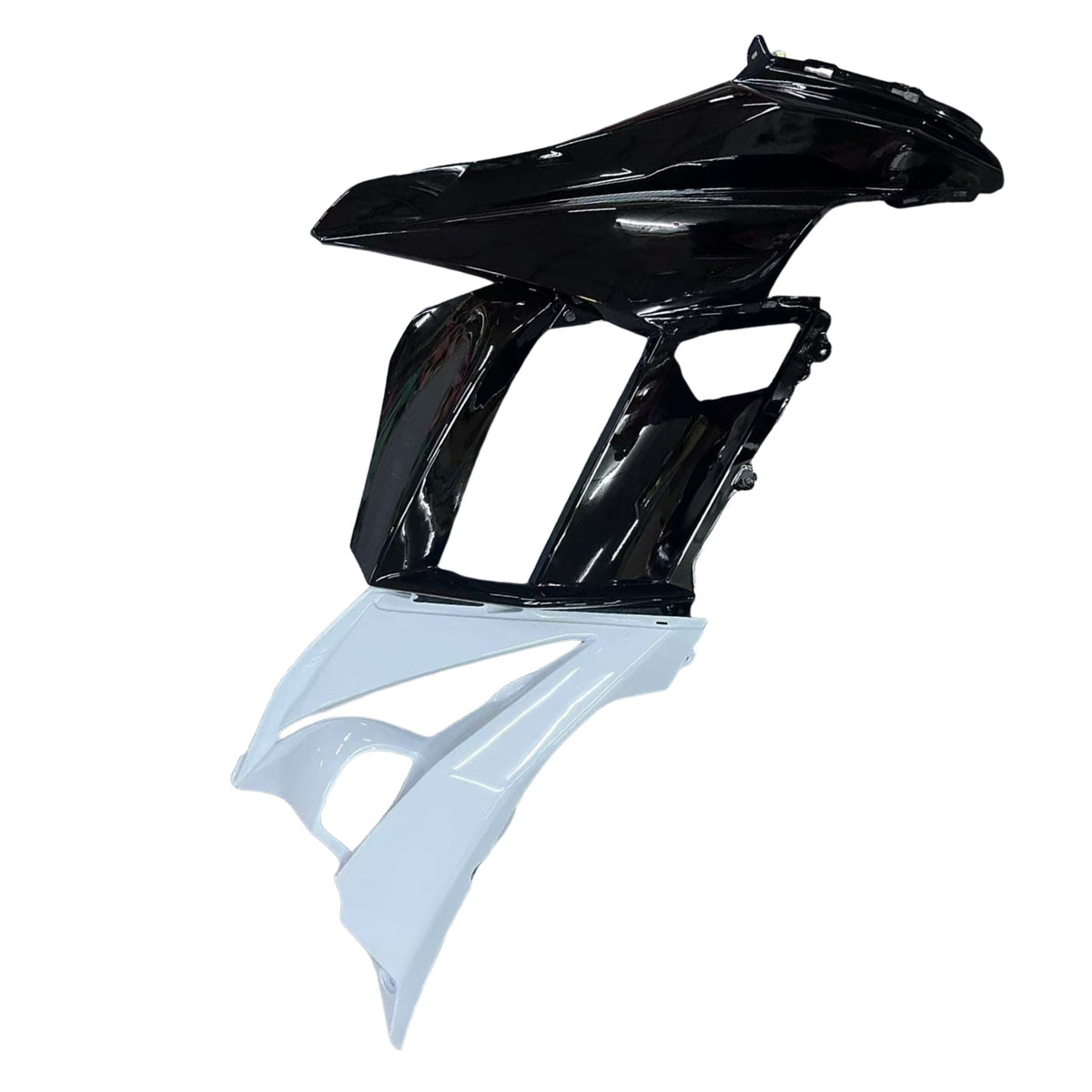 Amotopart 2010-2015 Kawasaki Z1000SX Black White Fairing Kit