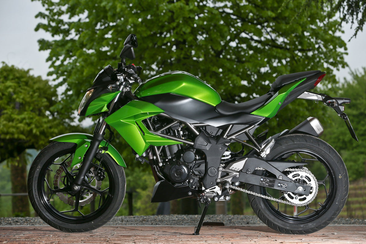 Amotopart 2015-2016 Kawasaki Z250 Z300 Grey Green Black Kiting Kit