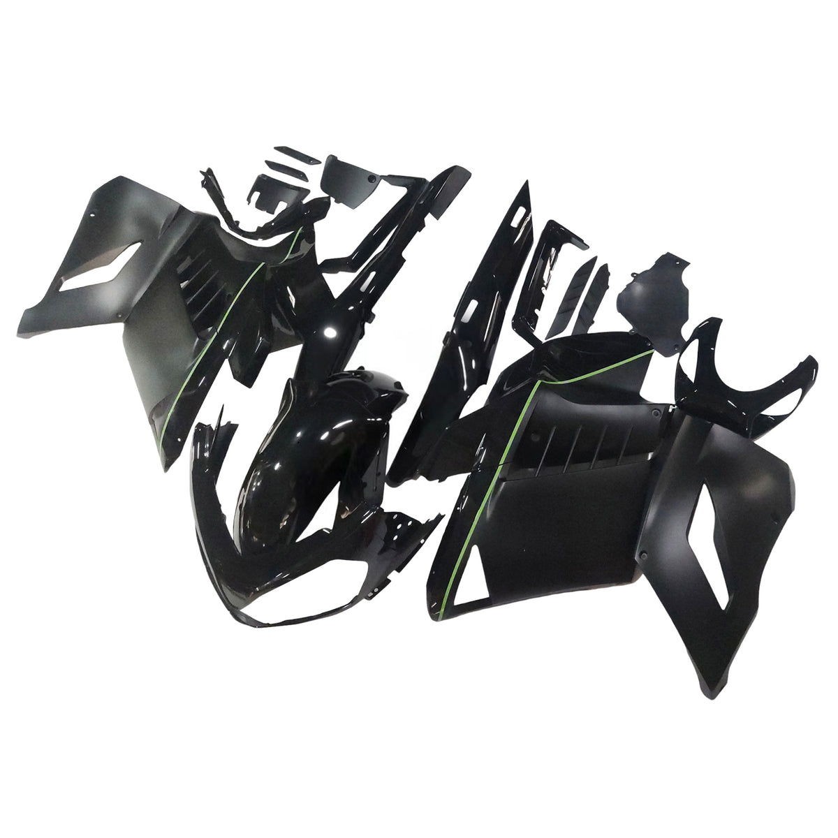 Amotopart 2007-2009 Kawasaki GTR1400 ZG1400 Gray White Black Fairing Kit